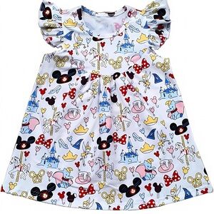 Colorful DisneyWorld Themed Dress